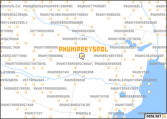 map of Phumĭ Prey Srol