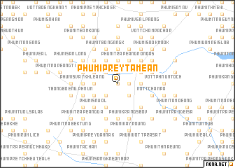 map of Phumĭ Prey Taméan