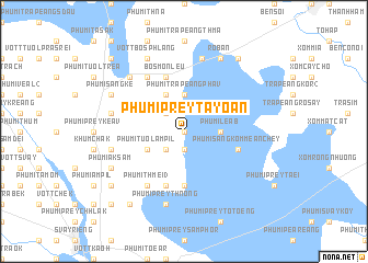 map of Phumĭ Prey Tayoăn