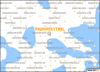 map of Phumĭ Prey Tbăl