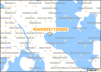 map of Phumĭ Prey Thnóng