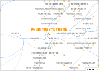 map of Phumĭ Prey Tôtœ̆ng