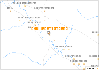 map of Phumĭ Prey Tôtœ̆ng