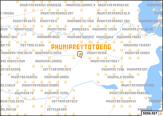 map of Phumĭ Prey Tôtœ̆ng