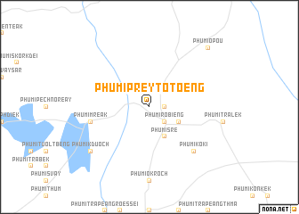 map of Phumĭ Prey Tôtœ̆ng