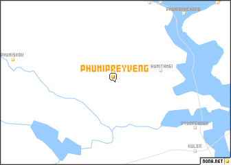 map of Phumĭ Prey Vêng