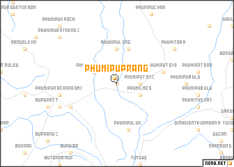 map of Phumĭ Pu Práng