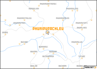 map of Phumĭ Pu Răch Leu