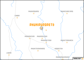 map of Phumĭ Pu Rôpêt (1)