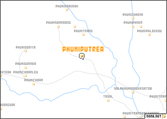 map of Phumĭ Pŭtréa