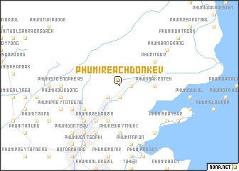 map of Phumĭ Réach Don Kêv