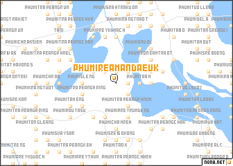 map of Phumĭ Réam Ândaeuk