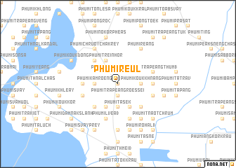 map of Phumĭ Reul