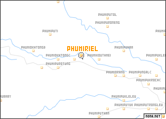 map of Phumĭ Riĕl