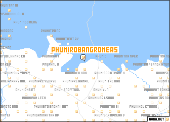 map of Phumĭ Rôbâng Rôméas