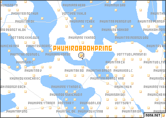 map of Phumĭ Rôbaôh Pring