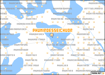 map of Phumĭ Rœssei Chuŏr