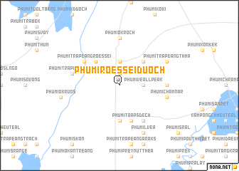 map of Phumĭ Rœssei Duŏch