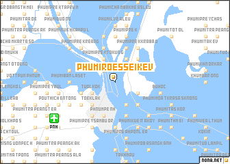 map of Phumĭ Rœssei Kêv