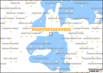 map of Phumĭ Rœssei Krăng