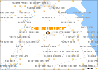 map of Phumĭ Rœssei Prey