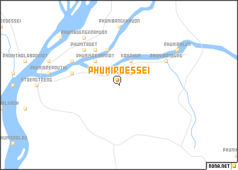 map of Phumĭ Rœssei