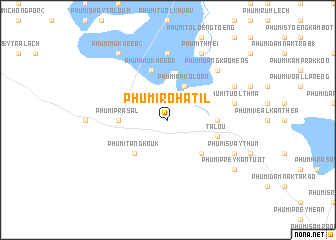 map of Phumĭ Rôha Tĭl