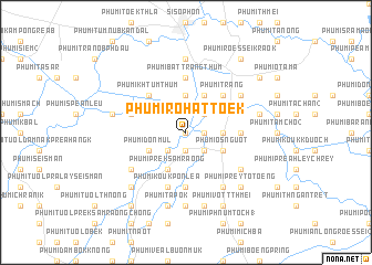 map of Phumĭ Rôhăt Tœ̆k