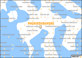 map of Phumĭ Rôka Khsâk