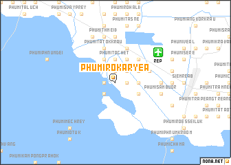 map of Phumĭ Rôkar Yéa