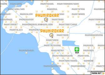 map of Phumĭ Rôkar