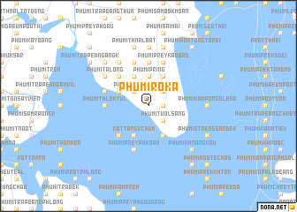 map of Phumĭ Rôka