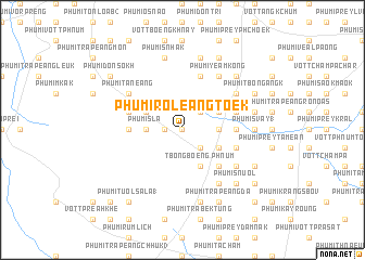 map of Phumĭ Rôleăng Tœ̆k