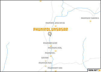 map of Phumĭ Rôlŭm Sâsâr