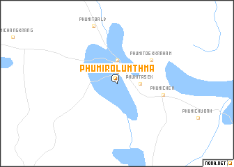 map of Phumĭ Rôlum Thmâ