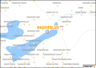 map of Phumĭ Rôlum