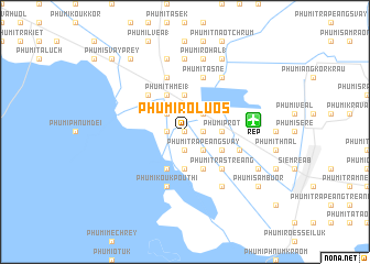 map of Phumĭ Rôluŏs