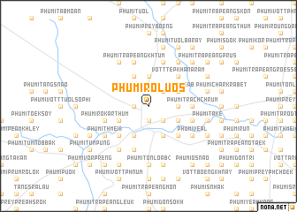 map of Phumĭ Rôluŏs