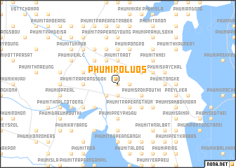 map of Phumĭ Rôluŏs