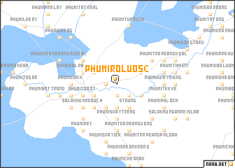 map of Phumĭ Rôluŏs (2)