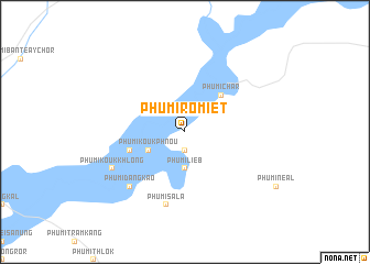 map of Phumĭ Rômiĕt