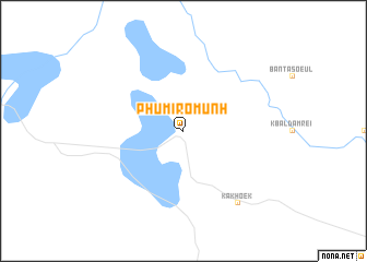 map of Phumĭ Rômŭnh