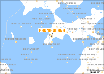 map of Phumĭ Rônhéa