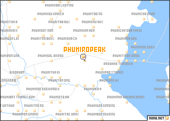 map of Phumĭ Rôpeăk