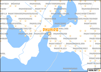 map of Phumĭ Rô