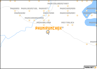 map of Phumĭ Rumchék