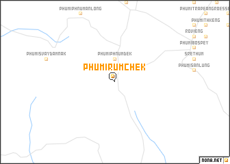 map of Phumĭ Rumchék