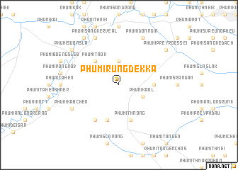 map of Phumĭ Rung Dêk Ka