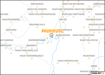 map of Phumĭ Rung