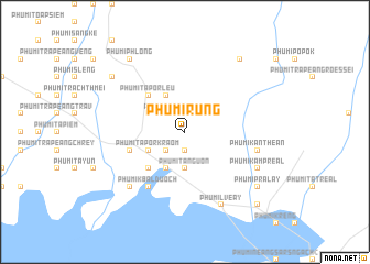 map of Phumĭ Rung